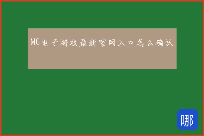 MG电子游戏最新官网入口怎么确认